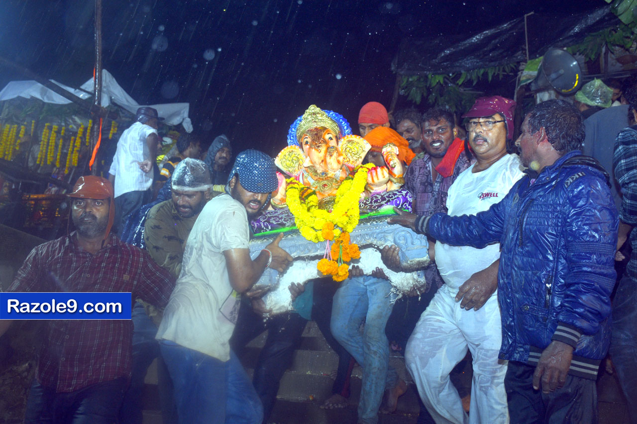 Razole Taluka Ganesh Nimajjanam